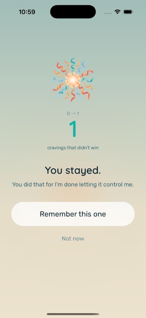 Swell Victory screen